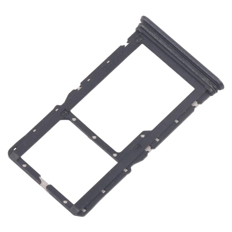 Original SIM Card Tray + Micro SD Card Tray for Realme 10 Pro 5G RMX3663/RMX3660/RMX3661 - 10pcs (Black)