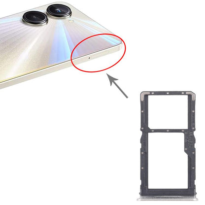 Realme 10 Pro 5G SIM Card Tray & Micro SD Card Tray (Gold) - 10pcs Original Replacement for RMX3663/RMX3660/RMX3661