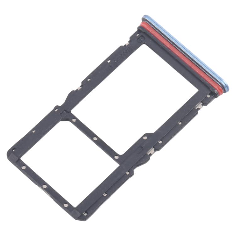 Original SIM Card Tray + Micro SD Card Tray for Realme 10 Pro 5G RMX3663/RMX3660/RMX3661 (10pcs, Blue)