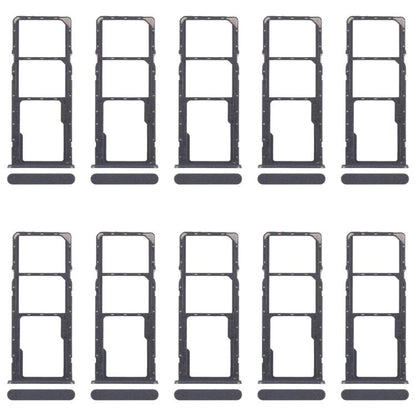Original SIM Card Tray Set for Realme C51s - 10pcs (Black) Including SIM & Micro SD Card Trays