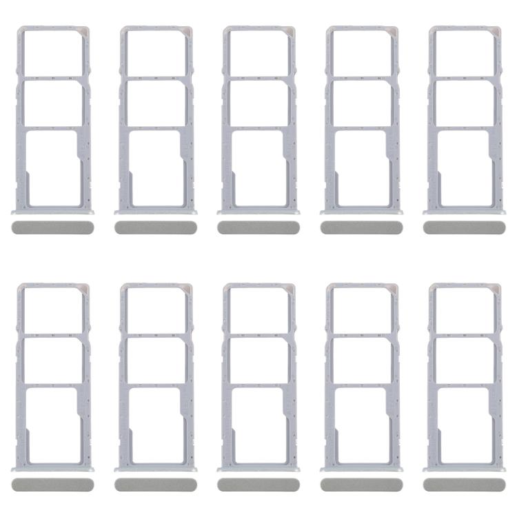 Original SIM Card Tray Set for Realme C63 4G - 10pcs Including SIM & Micro SD Card Trays (Green)