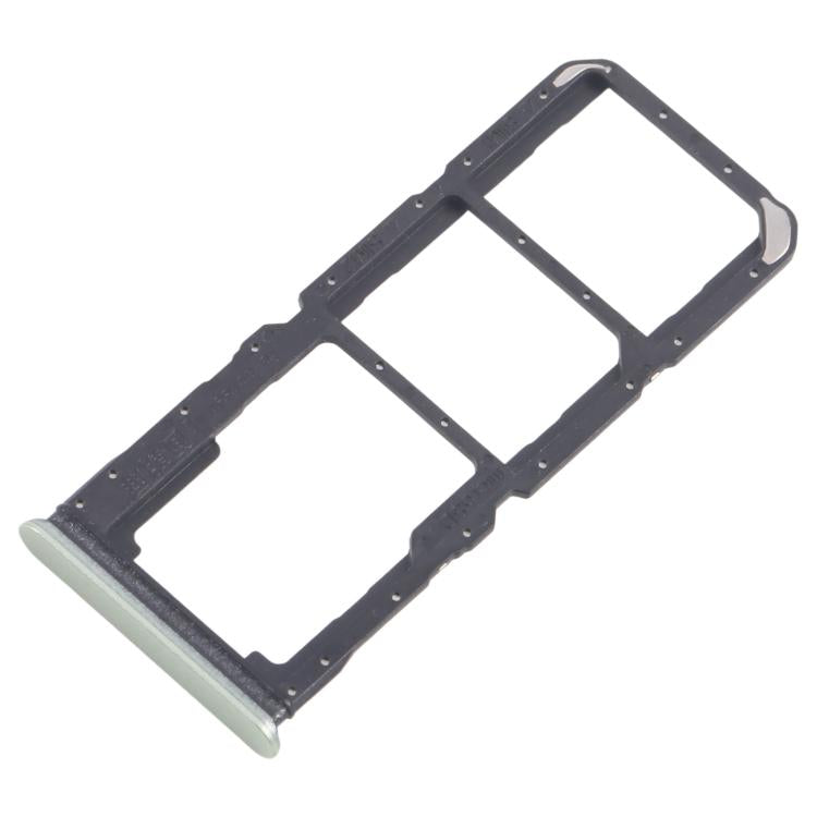 Original Green SIM Card Tray Set for Realme C67 5G - 10pcs (Includes SIM & Micro SD Card Trays)