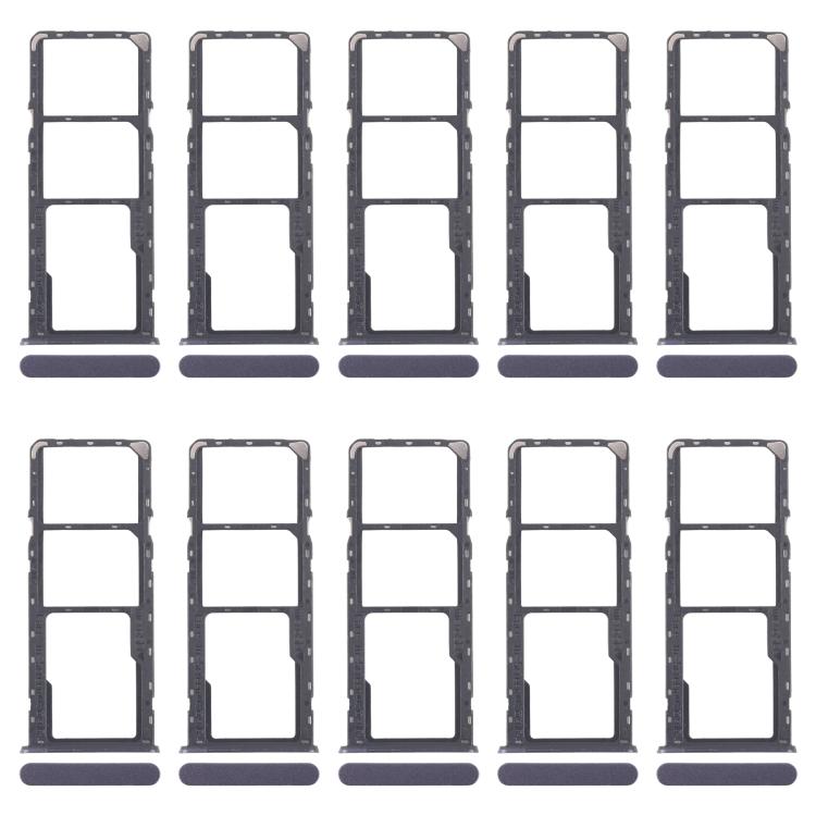 Realme Narzo N63 4G SIM Card Tray Set - 10pcs Original SIM & Micro SD Card Trays (Purple) for Replacement