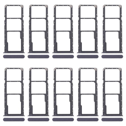 Realme Narzo N63 4G SIM Card Tray Set - 10pcs Original SIM & Micro SD Card Trays (Purple) for Replacement