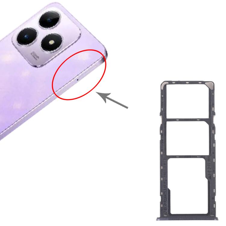Realme Narzo N63 4G SIM Card Tray Set - 10pcs Original SIM & Micro SD Card Trays (Purple) for Replacement