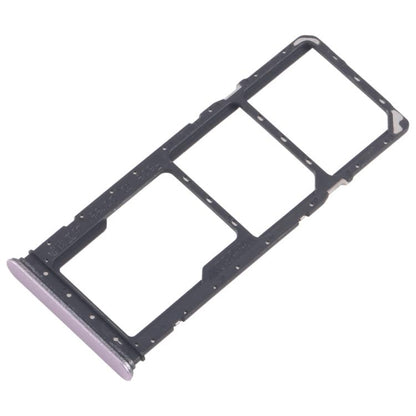 Original SIM Card Tray Set for Realme Narzo C71 4G RMX5303 - 10pcs (Includes SIM & Micro SD Trays, Purple)