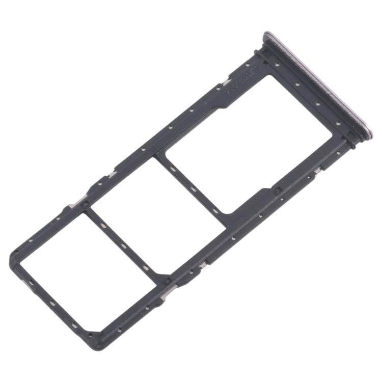 Original SIM Card Tray Set for Realme Narzo C71 4G RMX5303 - 10pcs (Includes SIM & Micro SD Trays, Purple)