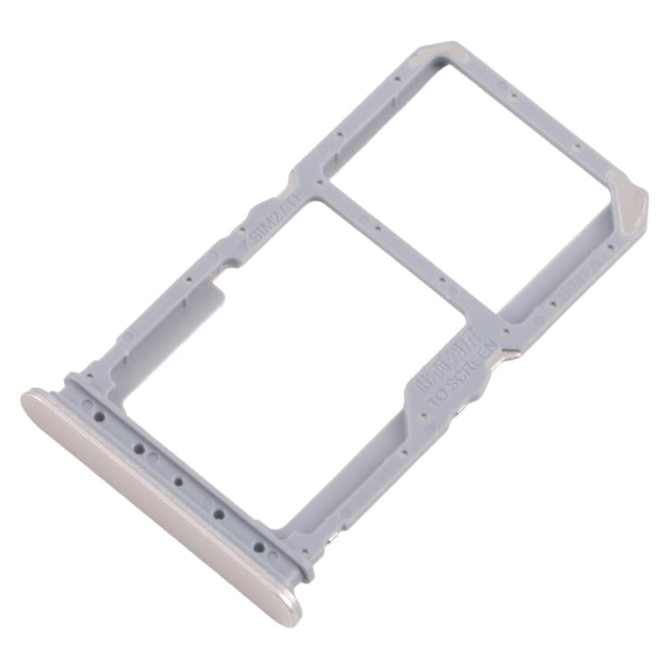 Original Gold SIM Card Tray + Micro SD Card Tray for Realme 14x (India) - 10pcs Replacement Set