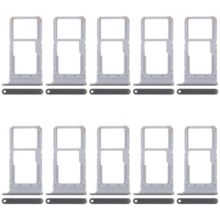 Original SIM Card Tray + Micro SD Card Tray for Realme 12x India 5G RMX3998 - 10pcs (Dark Green)