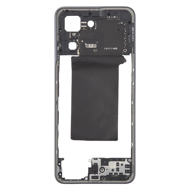 Original Middle Frame Bezel Plate (Black) for OPPO Reno8 5G CPH2359 - Replacement Part