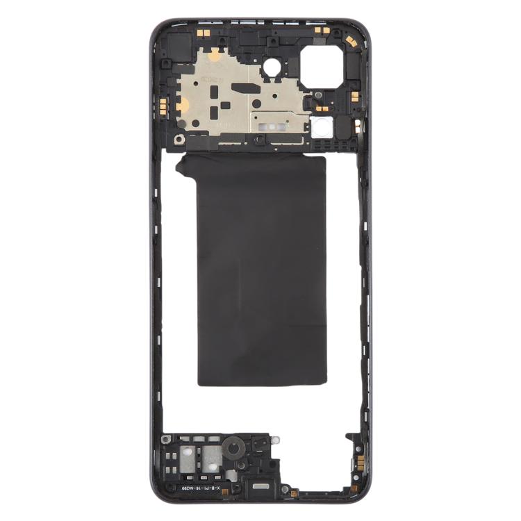 Original Middle Frame Bezel Plate (Black) for OPPO Reno8 5G CPH2359 - Replacement Part