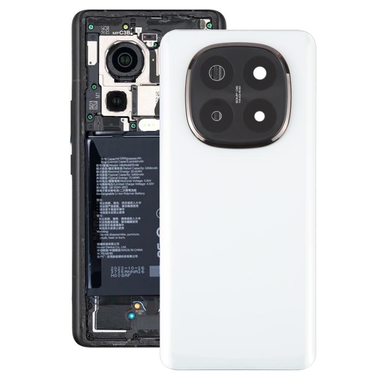 Xiaomi Redmi Note 14 Pro+ 5G OEM White Battery Back Cover with Camera Lens Frame Replacement