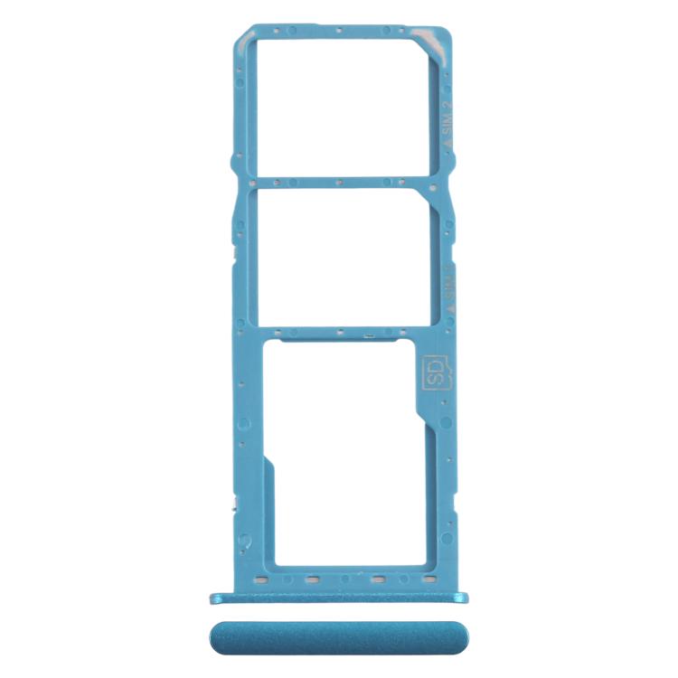 Nokia 5.3 Original SIM Card Tray + Micro SD Card Tray (Blue) - Replacement for Damaged Trays