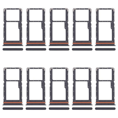 Xiaomi Redmi 13 5G SIM Card Tray & Micro SD Card Tray (Black) - 10pcs Replacement Set