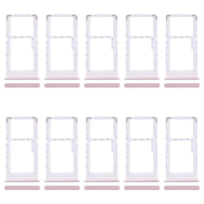 Xiaomi Redmi 13 5G SIM Card Tray + Micro SD Card Tray - 10pcs Replacement Set (Pink)