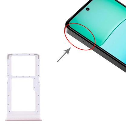 Xiaomi Redmi 13 5G SIM Card Tray + Micro SD Card Tray - 10pcs Replacement Set (Pink)