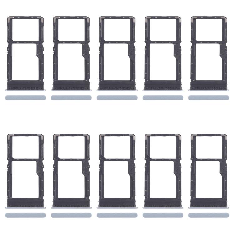 Xiaomi Redmi 13 5G SIM Card Tray Set (10pcs) - Includes Micro SD Card Tray Replacement, Blue