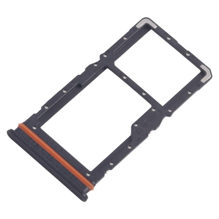 Xiaomi Redmi 13 4G SIM Card Tray Set - 10pcs SIM/Micro SD Card Trays (Black) for Replacement