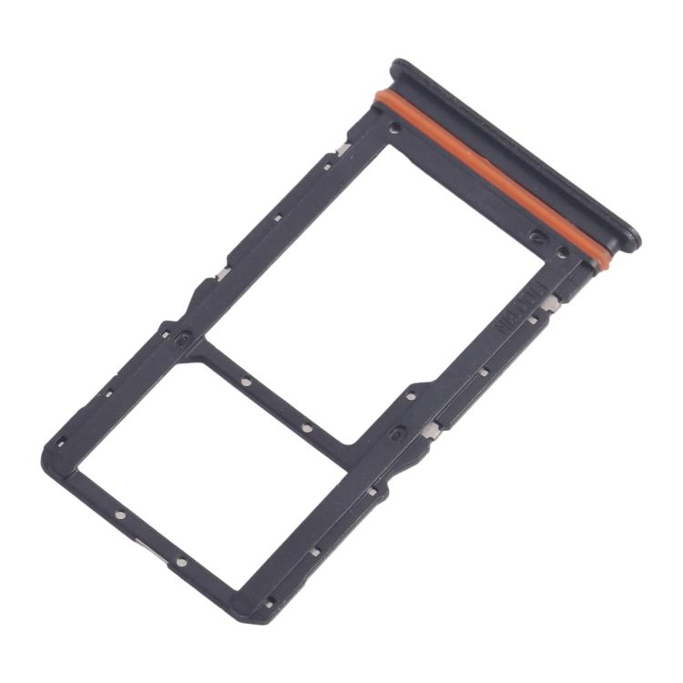 Xiaomi Redmi 13 4G SIM Card Tray Set - 10pcs SIM/Micro SD Card Trays (Black) for Replacement