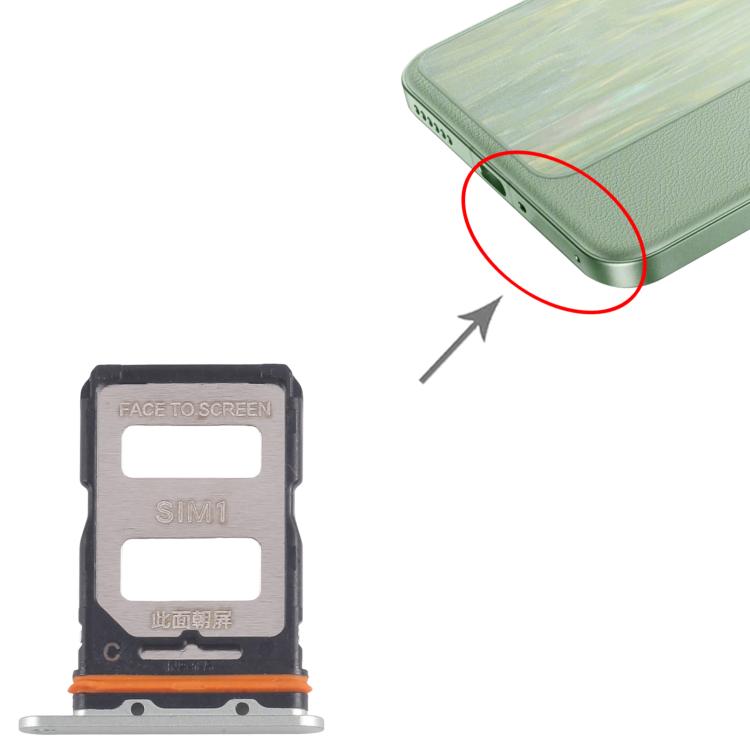 Xiaomi 14 Civi SIM Card Tray Replacement (10pcs, Green) - Compatible & Quality Checked