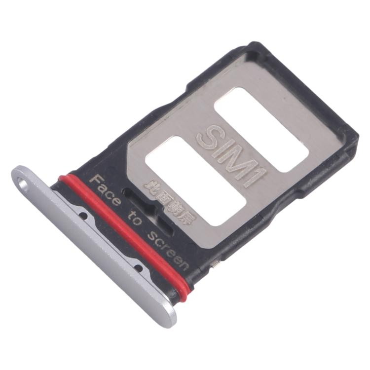 Xiaomi Poco F6 Pro SIM Card Tray (Silver) - 10pcs Replacement Set for Broken Trays, Professional Installation Recommended