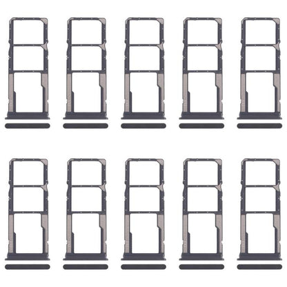 10pcs Black SIM Card Tray & Micro SD Card Tray for Xiaomi Poco C75 - Replacement Parts