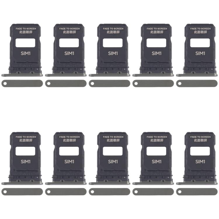 Xiaomi 15 Pro SIM Card Tray Set - 10pcs Replacement Trays (Green) for Perfect Fit and Functionality