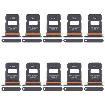 Xiaomi 15 Ultra SIM Card Tray Set - 10pcs Replacement Trays (Black) for Seamless Compatibility
