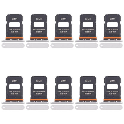 Xiaomi 15 Ultra SIM Card Tray Set - 10pcs Replacement Trays (White) for Seamless Compatibility