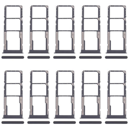 Xiaomi Redmi A4 SIM Card Tray Set - 10pcs (Black) Including SIM & Micro SD Card Trays, Replacement Parts
