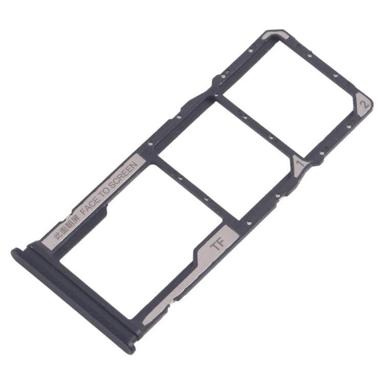 Xiaomi Redmi A4 SIM Card Tray Set - 10pcs (Black) Including SIM & Micro SD Card Trays, Replacement Parts