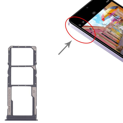Xiaomi Redmi A4 SIM Card Tray Set - 10pcs (Black) Including SIM & Micro SD Card Trays, Replacement Parts