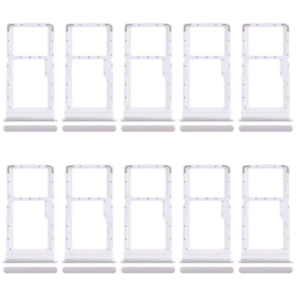 Xiaomi Poco M6 Plus 10pcs SIM Card Tray Set (Silver) | Replacement SIM/Micro SD Card Trays