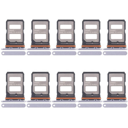 Xiaomi Redmi K70 Ultra SIM Card Tray Set (10pcs) - Replacement SIM Card Tray in Purple