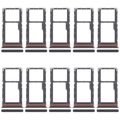 Xiaomi Redmi Note 13R SIM Card Tray + Micro SD Card Tray Replacement (10pcs, Black) - Perfect Fit