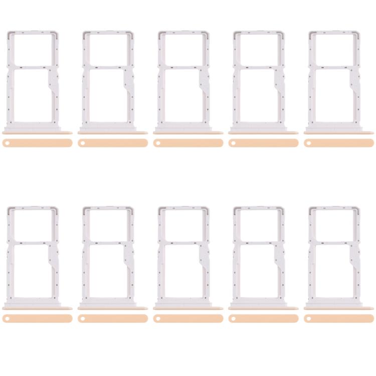 Xiaomi Poco X6 Neo 5G SIM Card Tray & Micro SD Card Tray - 10pcs Replacement (Gold)