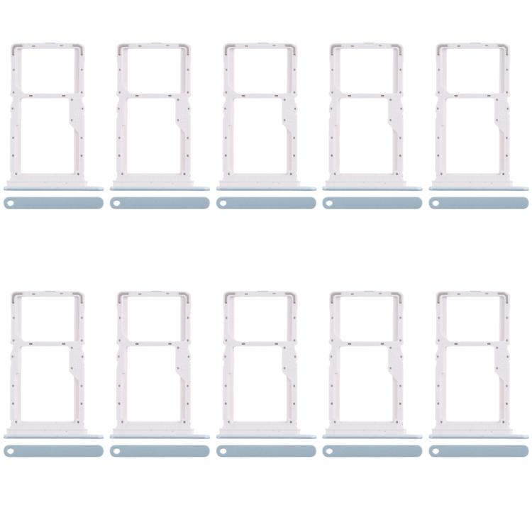 Xiaomi Poco X6 Neo 5G SIM Card Tray + Micro SD Card Tray (10pcs, Blue) - Replacement Parts for Your Device