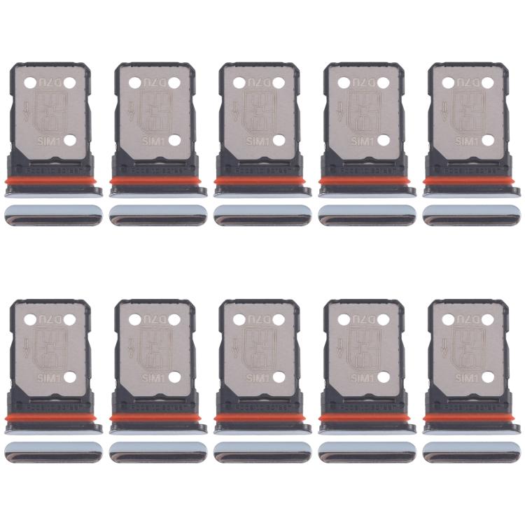 Xiaomi Redmi A3 Pro SIM Card Tray Set (10pcs, Blue) - Replacement for Broken Trays, Fully Compatible