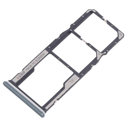 Xiaomi Poco M6 Pro 4G SIM Card Tray Set - 10pcs SIM & Micro SD Card Trays (Green) for Replacement