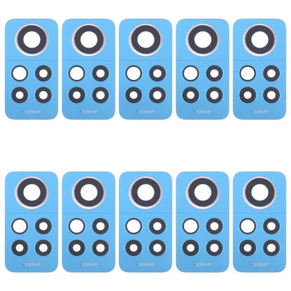 Xiaomi Redmi Note 12 Pro 4G - 10pcs Replacement Back Camera Lens (Blue) - Perfect Fit & Quality Checked