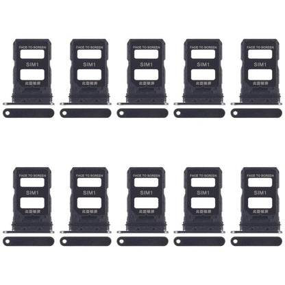 Xiaomi 14 Pro SIM Card Tray Set - 10pcs Replacement Trays (Black) for Perfect Fit and Functionality