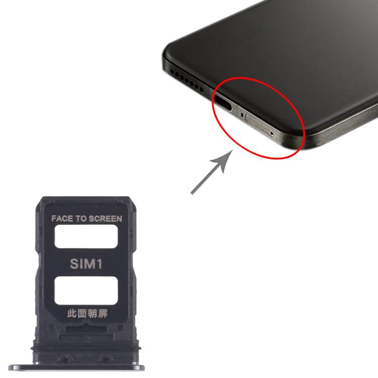 Xiaomi 14 Pro SIM Card Tray Set - 10pcs Replacement Trays (Black) for Perfect Fit and Functionality
