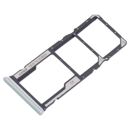 Xiaomi Redmi 13C 5G - 10pcs SIM Card Tray + Micro SD Card Tray (Green) - Replacement Parts for Mobile Phones