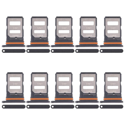 Xiaomi Poco X7 Pro SIM Card Tray Replacement - 10pcs Black SIM Card Trays for Easy Installation