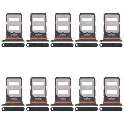 Xiaomi Poco X6 SIM Card Tray Replacement - 10pcs Black SIM Card Trays for Perfect Fit and Functionality