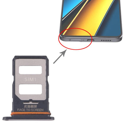 Xiaomi Poco X6 SIM Card Tray Replacement - 10pcs Black SIM Card Trays for Perfect Fit and Functionality