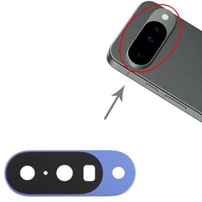 Replacement Rear Camera Lens Cover for Google Pixel 10 (Blue) - Professional Installation Recommended