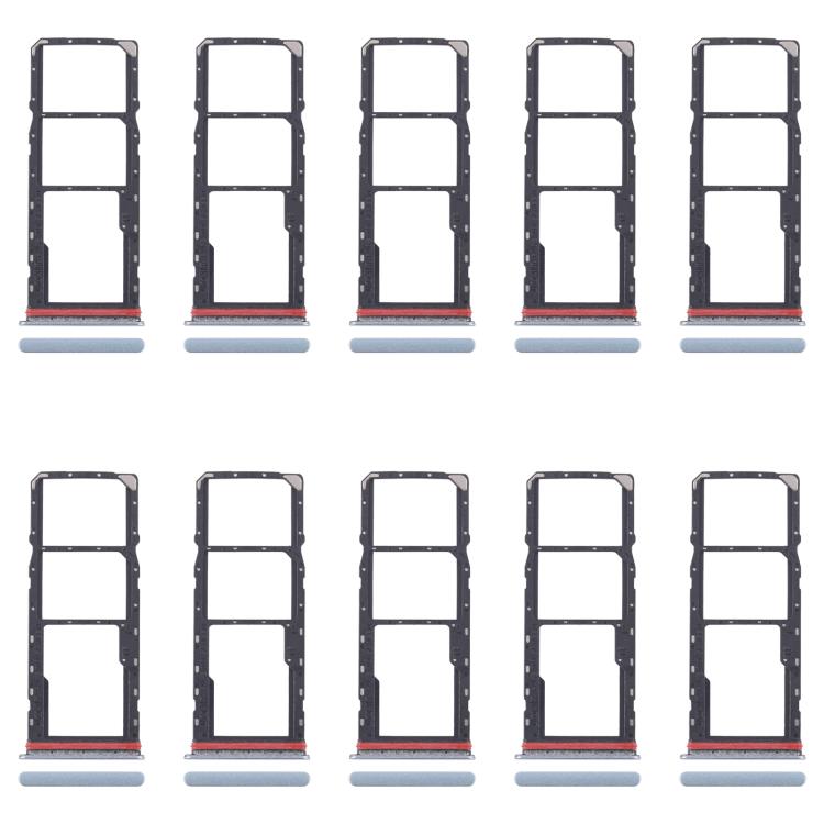 Xiaomi Redmi A5 4G SIM Card Tray & Micro SD Card Tray Set (10pcs, Blue) - Perfect Replacement Parts