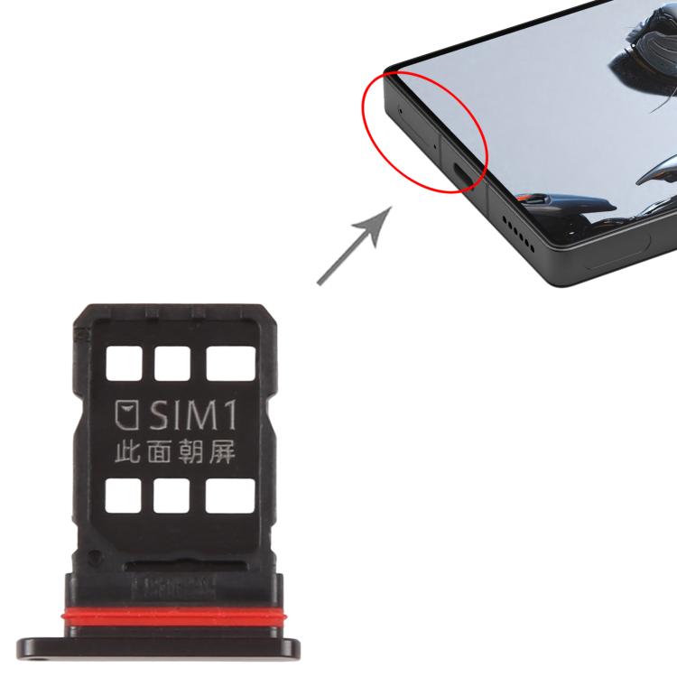 ZTE nubia RedMagic 10 Air 5G NX779J Replacement SIM Card Tray (Black) - Compatible & Fully Functional