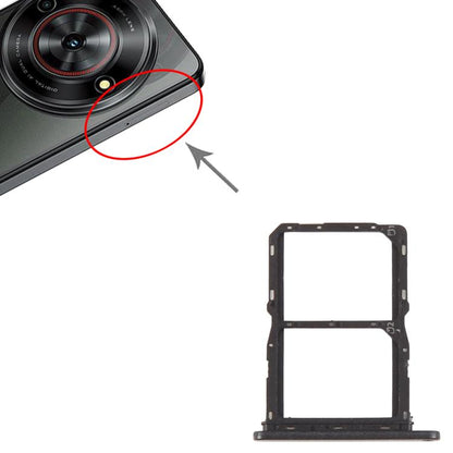 ZTE Blade A75 5G Z2357N SIM Card Tray Replacement (Black) - Compatible & Checked for Quality